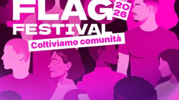 Locandina del FLAG Festival 2026 a Roma, in programma dall’11 al 13 settembre a Piazza Vittorio.